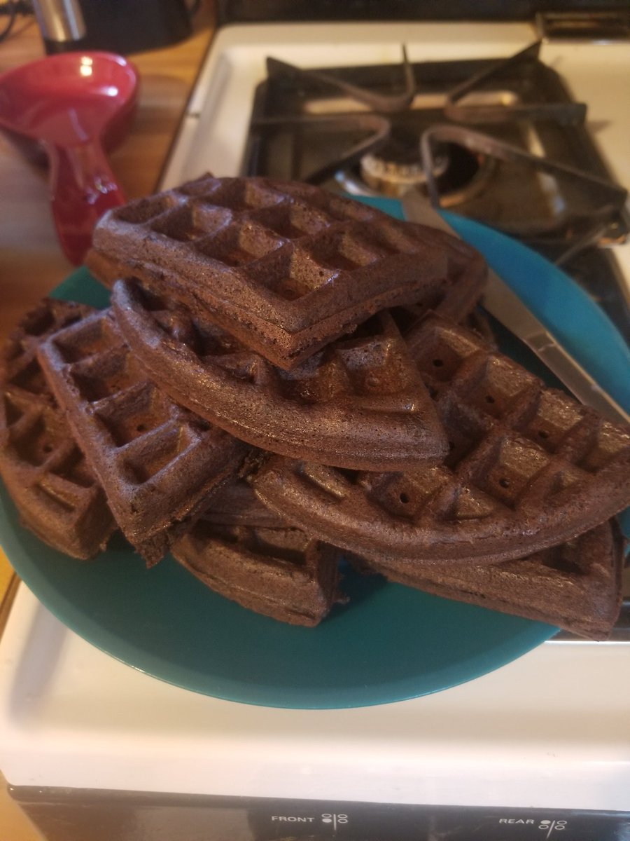 MandysSweetLife's tweet photo. #chocolate waffles made with Dove chocolate! 🤤  #chocoholic https://t.co/B5NBowh1bs