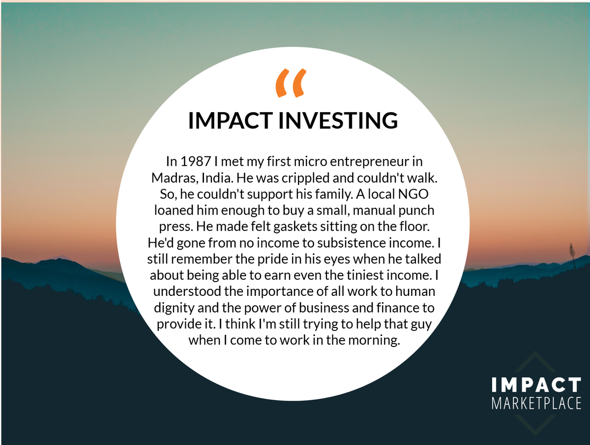 impctmrktplace's tweet photo. On #MotivationMondays we ask the @impctmrktplace team why they work with #ImpactInvesting  - why do you work with #SocialEnterprises?  #socent #DoMoreGood #BlendedFinance https://t.co/BsEQ0EHITs