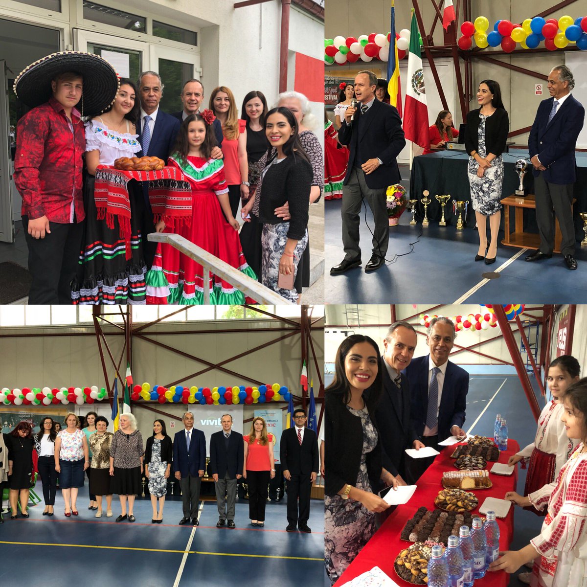 EmbaMexRum's tweet photo. Președintele #ComPolExt @VictorGiorgana @Mx_Diputados și Amb @ordorica_g au vizitat #ȘcoalaMexic #București și au plantat #CopaculPrieteniei 🇲🇽🇷🇴#EvenimentCultural #CooperareAcademică #ValoriComune #Educație #DrepturileCopilului https://t.co/dl4ViXBsIq