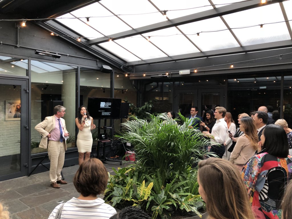 drinkmatt's tweet photo. Hanging out at the launch of @LDNFashionFund #FashionTech #luxury #fashion #technology https://t.co/X3mSVNaAQQ
