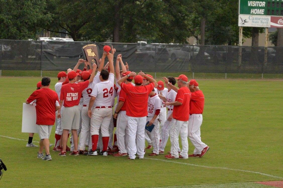wblakehidalgo's tweet photo. May 14th 2016, Championship: Central Catholic Baseball travels back Sulphur to defeat Oak Grove 8-7 to claim Class 1a State Championship #EagleGang @EagleBaseballCC https://t.co/CHDMg5lOdL
