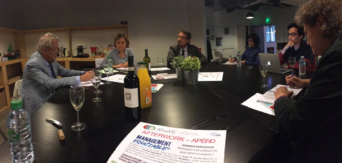 mgmt_equitable's tweet photo. Afterwork Aframe consacré à la « Marque Employeur » animé par @I_Napolitano #Tech-Place https://t.co/gE6BcNhMLs