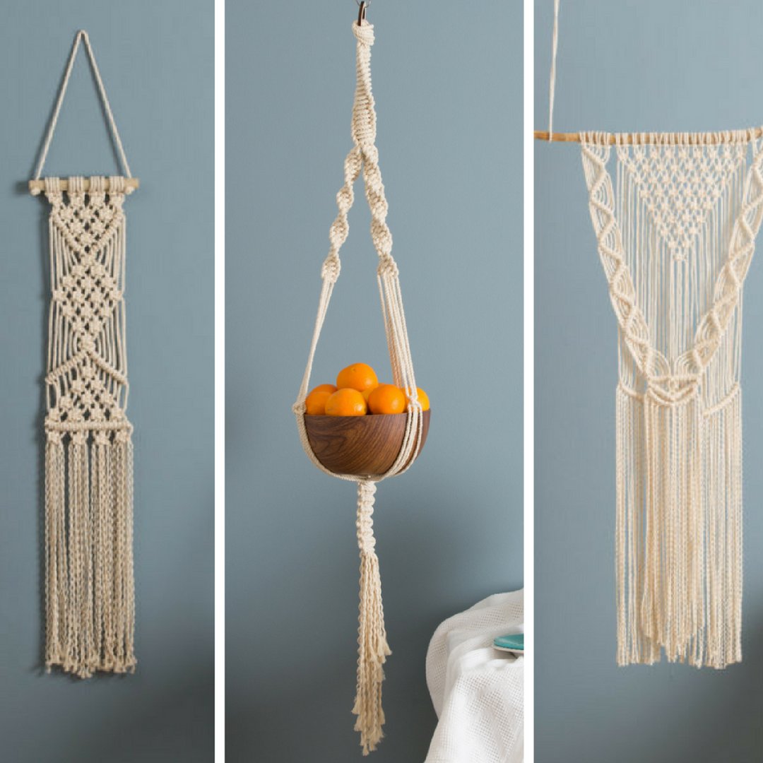 WoolCoutureLtd's tweet photo. Options, options, options...

#macrame #wallhanging #macramerope #handmade https://t.co/OXfLIY0Ppz