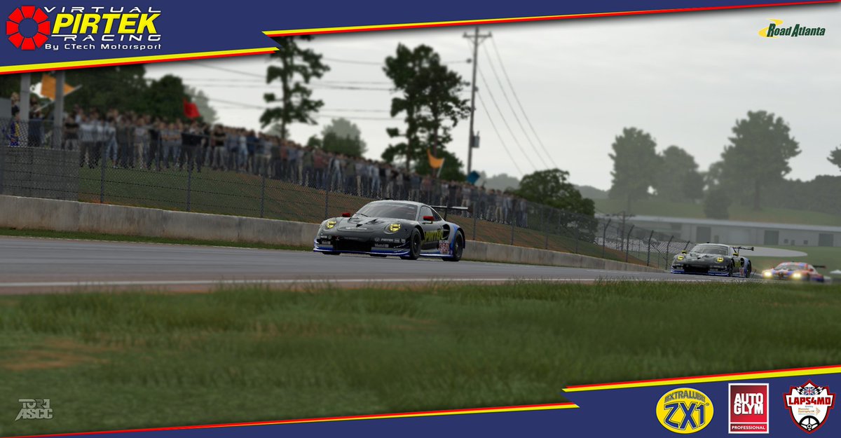 CTechMotorsport's tweet photo. Images From Yesterday's Season Finale Round Of The TORA 2018 American Sports Car Championship In Which #VirtualPirtekRacing Took 2nd & 4th In The Final GT Class Team Standings. Gallery 2/3. #PirtekPorsche #ASCC2018 https://t.co/CxM2DjQcIb