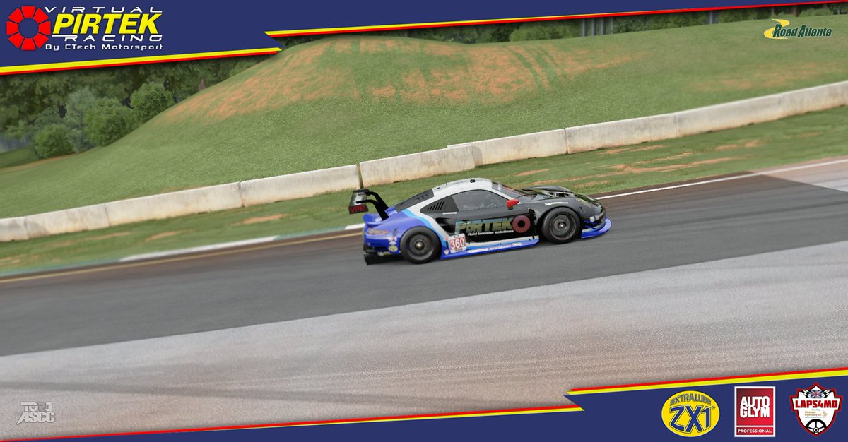CTechMotorsport's tweet photo. Images From Yesterday's Season Finale Round Of The TORA 2018 American Sports Car Championship In Which #VirtualPirtekRacing Took 2nd & 4th In The Final GT Class Team Standings. Gallery 2/3. #PirtekPorsche #ASCC2018 https://t.co/CxM2DjQcIb