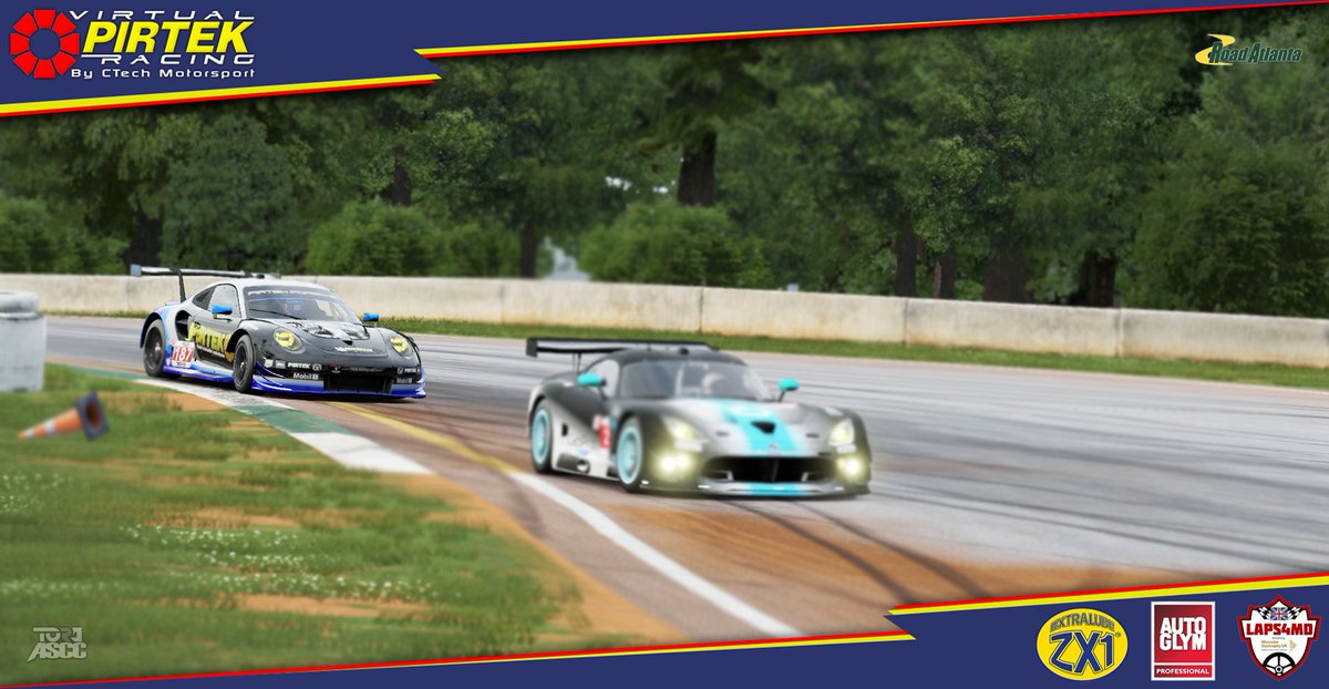 CTechMotorsport's tweet photo. Images From Yesterday's Season Finale Round Of The TORA 2018 American Sports Car Championship In Which #VirtualPirtekRacing Took 2nd & 4th In The Final GT Class Team Standings. Gallery 2/3. #PirtekPorsche #ASCC2018 https://t.co/CxM2DjQcIb
