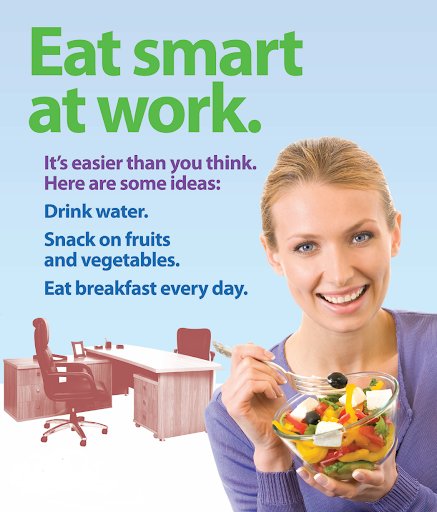 PharmacyBC's tweet photo. We're all busy and keeping well at work can be hard! Here are some easy tips to follow to keep up your good health! https://t.co/p4g3i0JBUq
