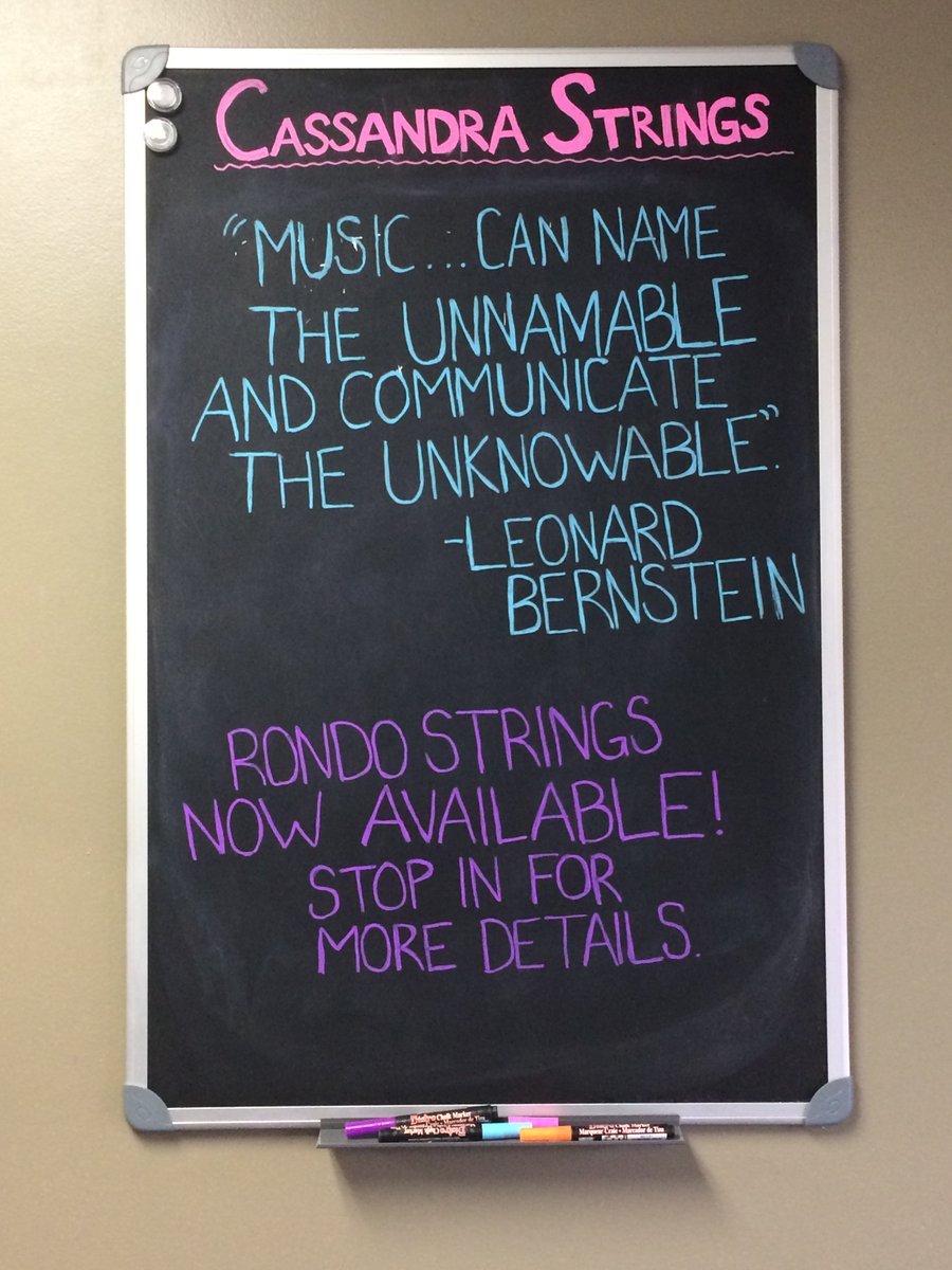 CassandraString's tweet photo. Stop in and ask about the new strings that are now available at the Algonquin store &amp; coming soon to Evanston! https://t.co/gYyWINSI0G
