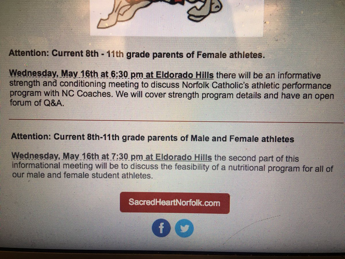 CoachKonicek's tweet photo. NC parents please pass this along https://t.co/MKHjv17z0D