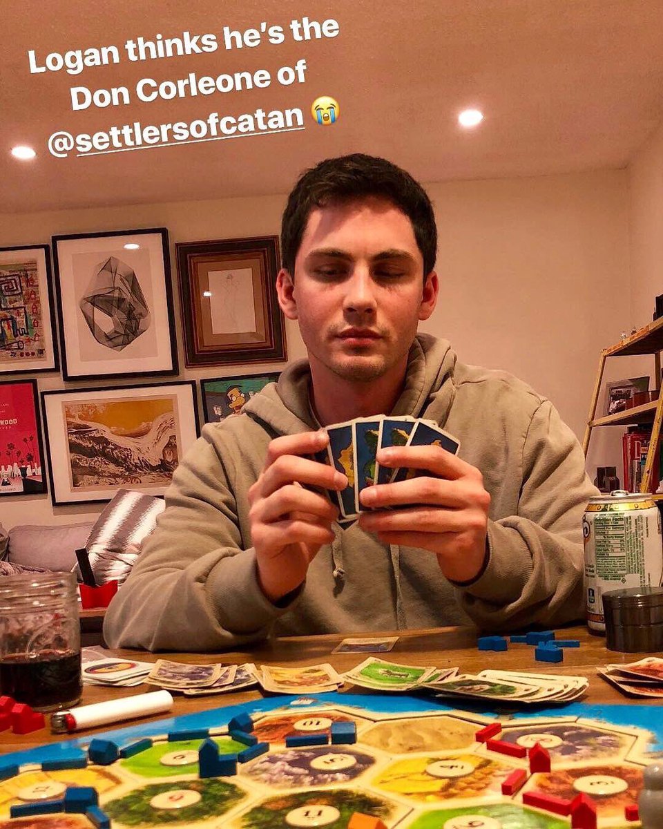 Logan Lerman via ateezy3’s instagram story.