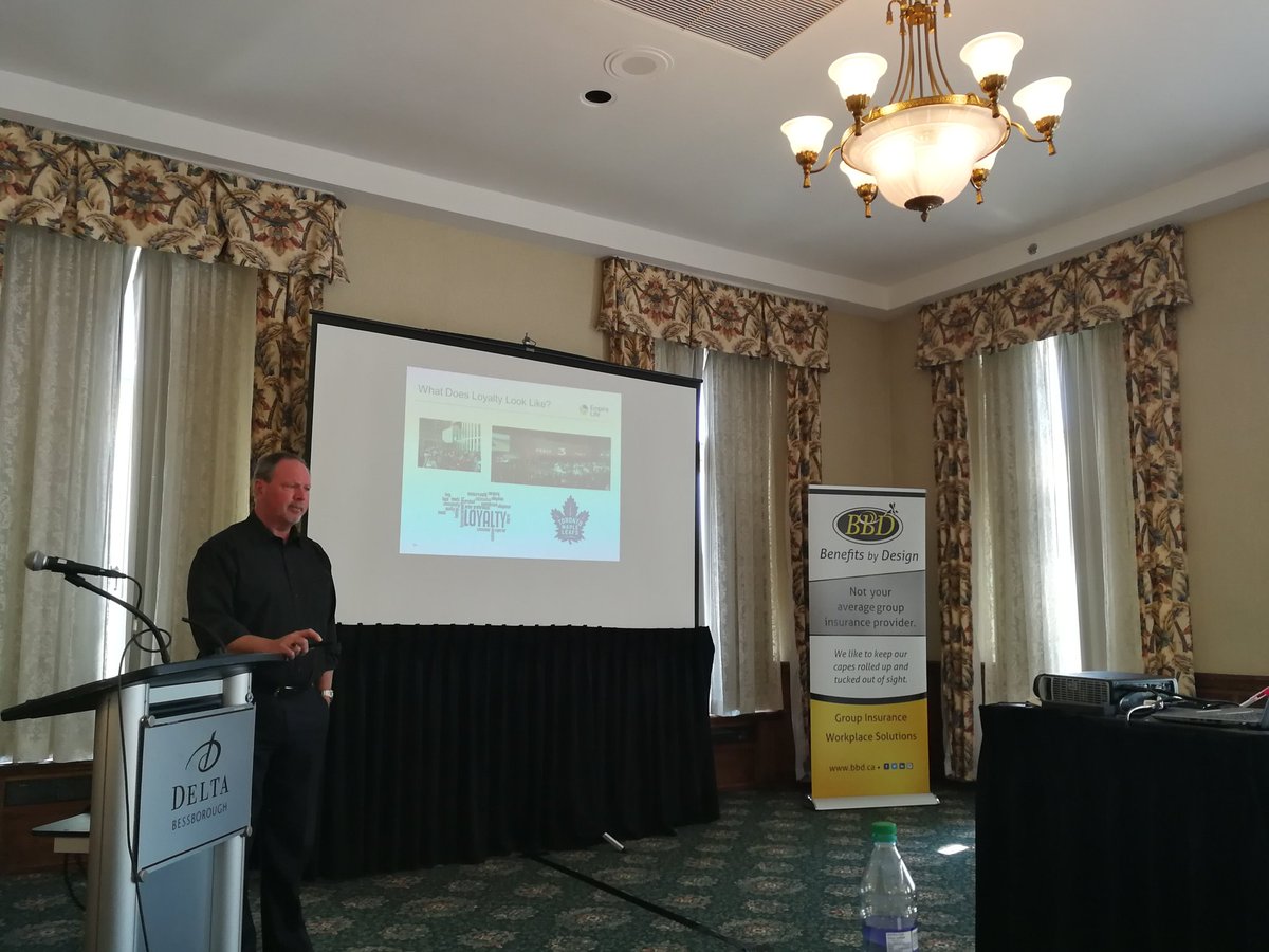 Jenno0303's tweet photo. Last but certainly not least, we have Bob Carter of @EmpireLife speaking to business strategies for our @bbdcanada Adviors. #BBDPartnerForum #bbdworkplace #education https://t.co/DWe6tHA2Ce