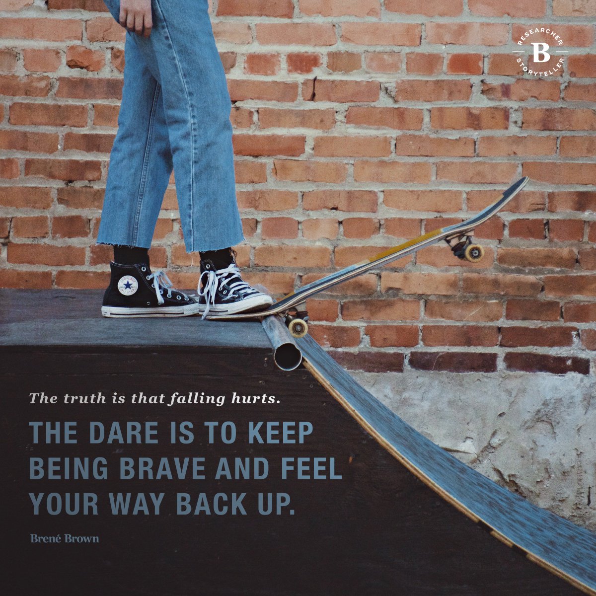 BreneBrown's tweet photo. Ride.Fall.Rise.Learn. Not easy but worth the wind in your hair and the reminder of possibility.

We can send a dose of daring to your inbox every Monday! Sign up here: https://t.co/pBbkrTzNBm https://t.co/QoIdW6cbZO