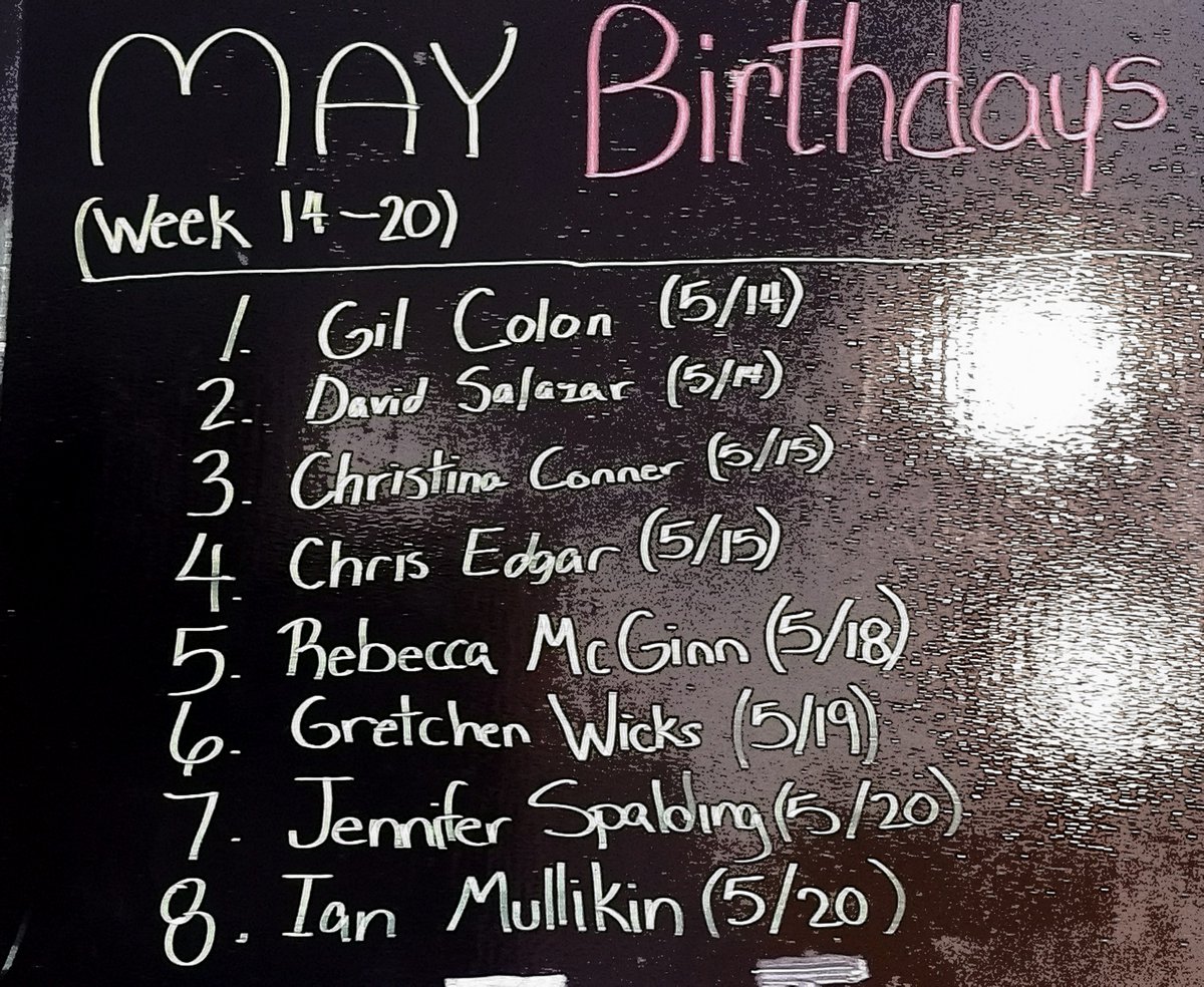 gin_squared's tweet photo. Happy birthday to our members who celebrate this week! #anytimebulverderoad #anytimefitness #weloveourmembers #maybirthdays https://t.co/ykQxUnzZ3M https://t.co/J04SjQErG7