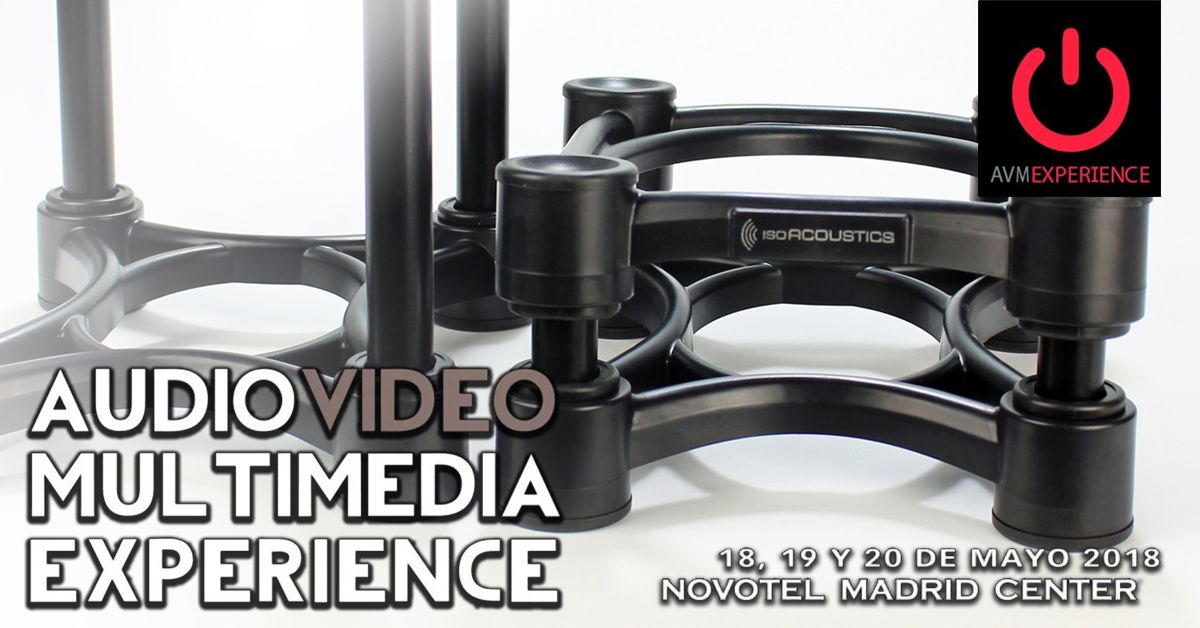 IsoAcoustics's tweet photo. We’ll be hitting #Madrid this month for the #AVME #hifishow to exhibit our #ISOSeries desktop studio monitor isolation stands. Find out more! - https://t.co/9KG0ixXmXv https://t.co/lABctdDPvZ