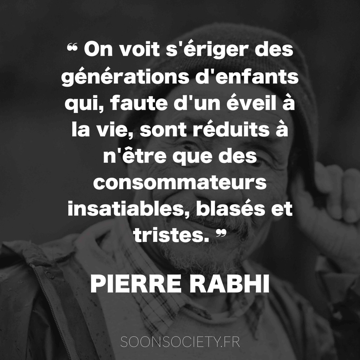 Petit frère deviendra grand ... 

#soonsociety