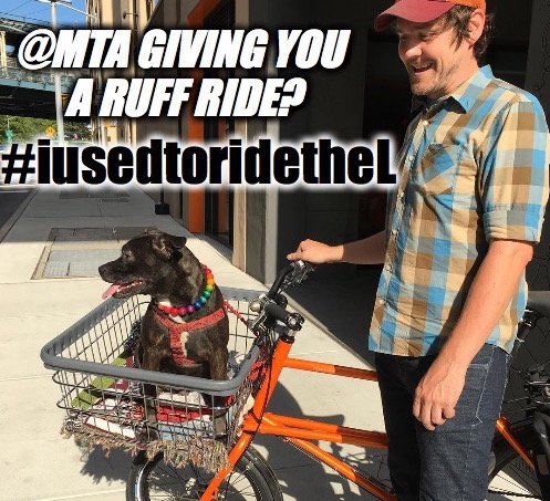 pekochel's tweet photo. Don't miss @TransAlt's most dogged ride of #BikeMonth 2018:
North Brooklyn commuters who #bikeNYC are putting four paws 🐾 🐾 down to demand safe protected #bikeNYC lanes on #GrandSt during 2019 #LTrainShutdown! 🚲🐕🚂 #biketrain
Weds, May 23 @ 8AM
Devocion Coffee, 69 Grand St https://t.co/On4rIthsbF