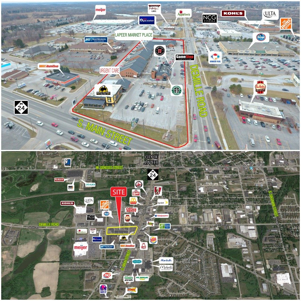 KJ_Commercial's tweet image. Upper &amp;amp; Lower level units avail for #lease in bustling #RetailCenter on dominant corner of Main St (M-24) &amp;amp; Demille Rd in Lapeer, MI. Call Kevin @ 248.851.8900 | kjcre.com for details 

#CRE #kjcommercial #Retail #Office #forlease bit.ly/2IerAsc