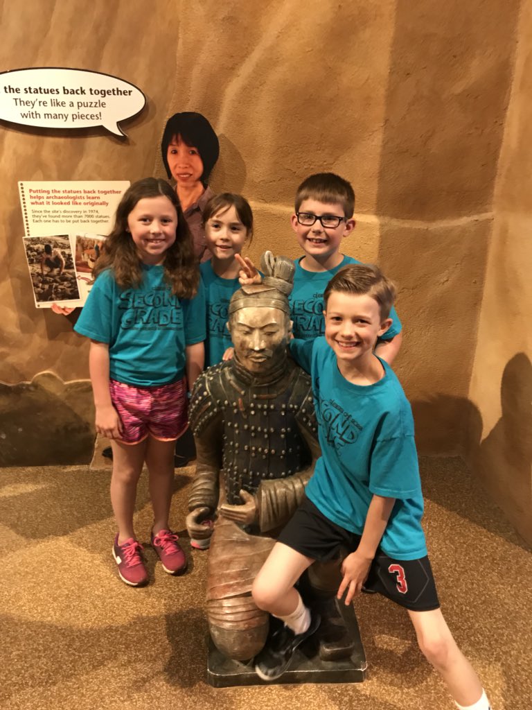 rcrull's tweet image. A fun day at the Children’s Museum with the 2nd graders that made it to the party level in AR! We had 32 amazing readers! #NewPalProud #createextraordinary