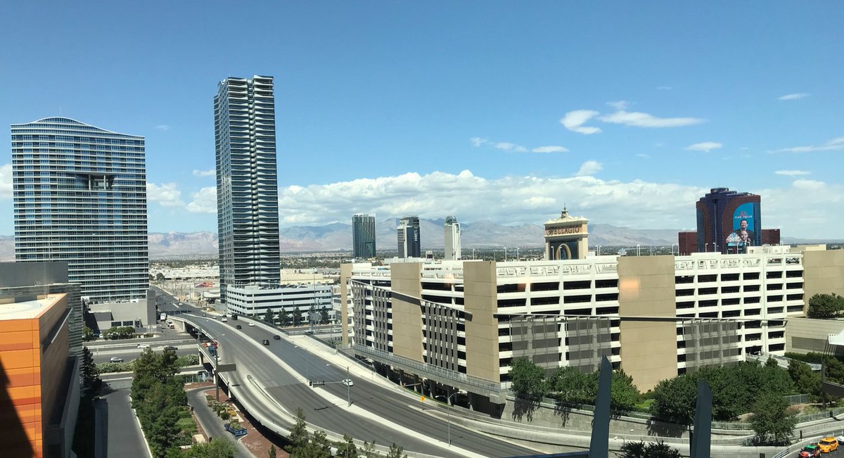 What a beautiful day to arrive in Vegas - time to get some rest after 18 hours on plane so I’m ready for #UNLEASH18