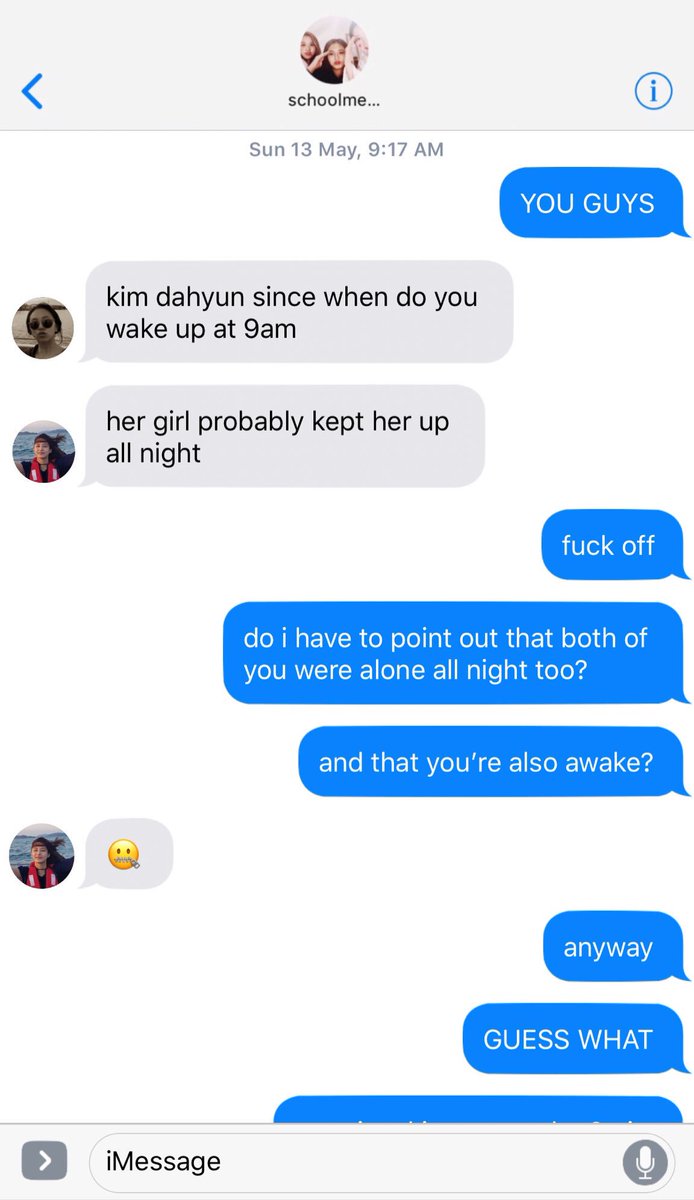 “Thank you,” Sana said with a genuine smile. “I would understand if you’re uncomfortable with the attention, I can leave you alone-““Don’t worry, I don’t mind. I like being around you.”“I like being around you too,” Sana whispered out. “Recommend me some good food from here?”