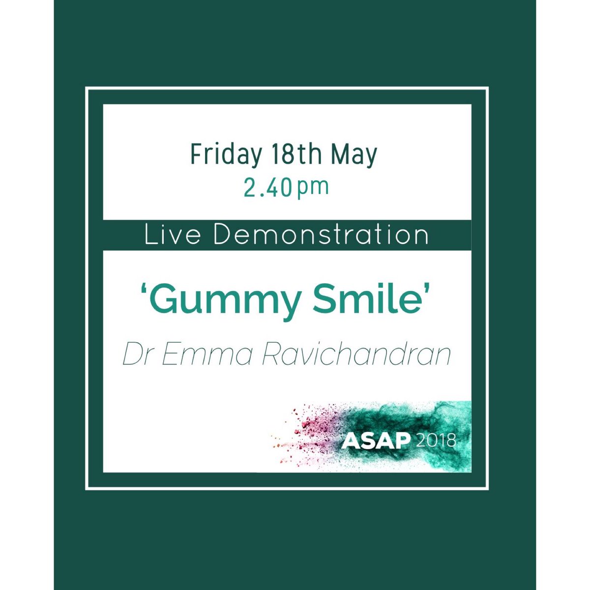 Tickets Available at: theASAP.co.uk