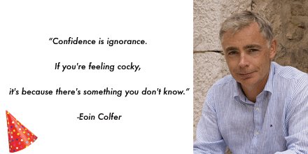 Happy birthday Eoin Colfer! 