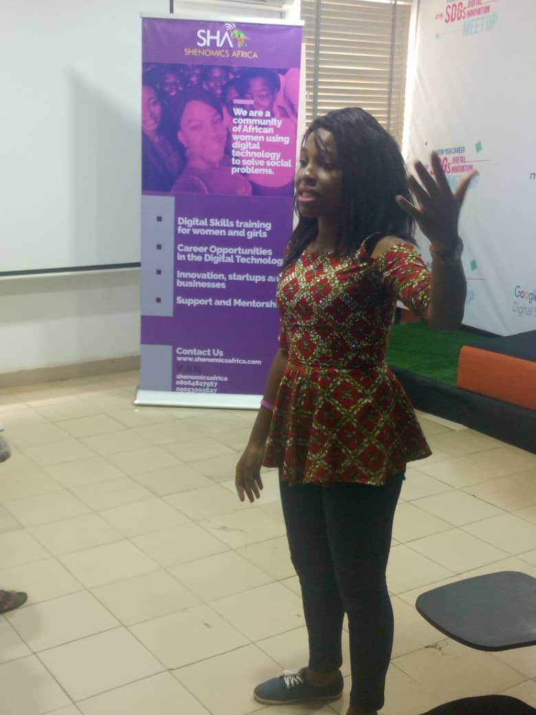 FirstwealthTech's tweet photo. @shenomicsafrica  shared opportunities women can explore using digital skills @FirstwealthTech  gurlsncode event #gurlsncode #firstwealthtech #fwtech #codegirls #WomenInTech #digitalskills #Africa #stem #coding https://t.co/qIKmJxNNVp