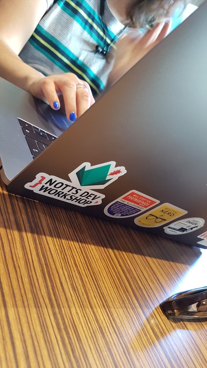 nottsdev's tweet image. Starting to see our new stickers from the wonderful @startupstickers in the wild! Wahoo! #stkrs