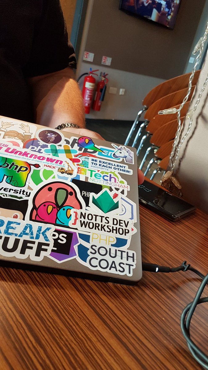 nottsdev's tweet image. Starting to see our new stickers from the wonderful @startupstickers in the wild! Wahoo! #stkrs