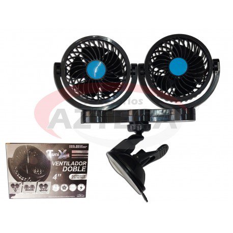 acc_azteca's tweet photo. #AccesoriosAzteca
VENTILADOR DOBLE
Código:  N4291
Ventilador doble 4.5"  base con chupones, conexión al encendedor, aspas de plástico, control de velocidad. (VE-PM-4.5-PDC) https://t.co/qiD6aG3jB5