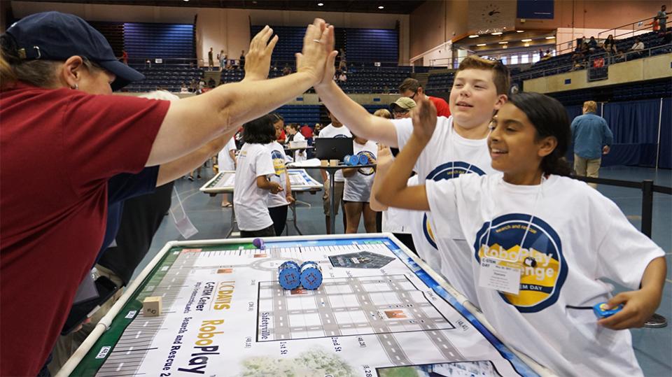 ucdavis's tweet photo. “Manufacturing and Automation” is the theme of this year’s #STEM #RoboPlay Challenge Competition K-12 students this Saturday. https://t.co/GzrME8crT5 https://t.co/Xn75g0LWYM
