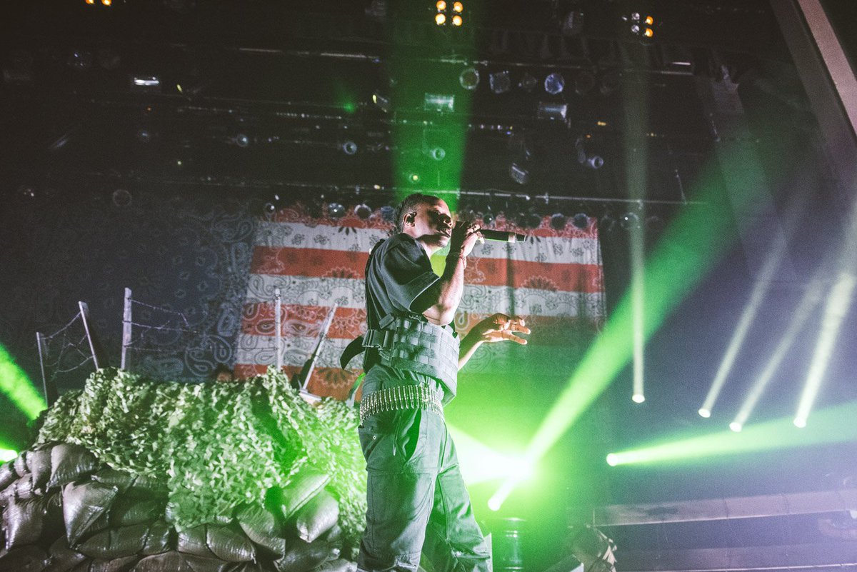 LordsofDogwood's tweet photo. Joey Bada$$ (@joeyBADASS) is touring in support of his 2017 sophomore album “ALL-AMERIKKKAN BADA$$”.  📷 @PpbVan : https://t.co/Exa7YpjrOk https://t.co/GCe6RvuWhr