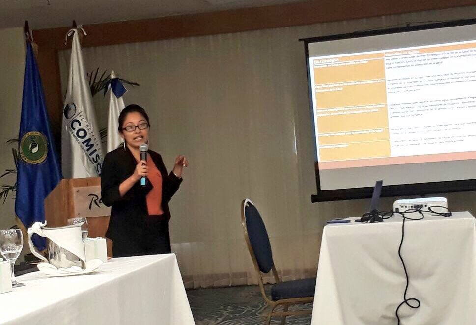 SaludPublicaRD's tweet photo. Representantes de El Salvador y de Belice presentan la realidad de sus respectivos países en el área de Promoción de la Salud, durante el taller de “Diagnóstico de la Situación de Promoción de la Salud en Centroamérica y RD”.
#RDPPTCOMISCA2018 #SaludPúblicaRD #COMISCA @SECOMISCA https://t.co/VuSZhEJblO