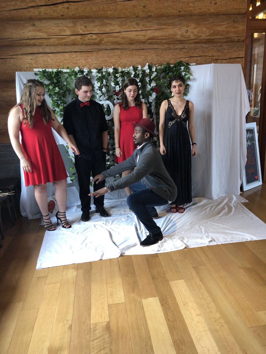 NotYourForte_'s tweet photo. Happy concert week! We are patiently (and nervously) awaiting Thursday! We can’t wait to see you all! Antoine is us realizing we have our spring concert in 3 days 😱😍 https://t.co/OlMtqvBCbb