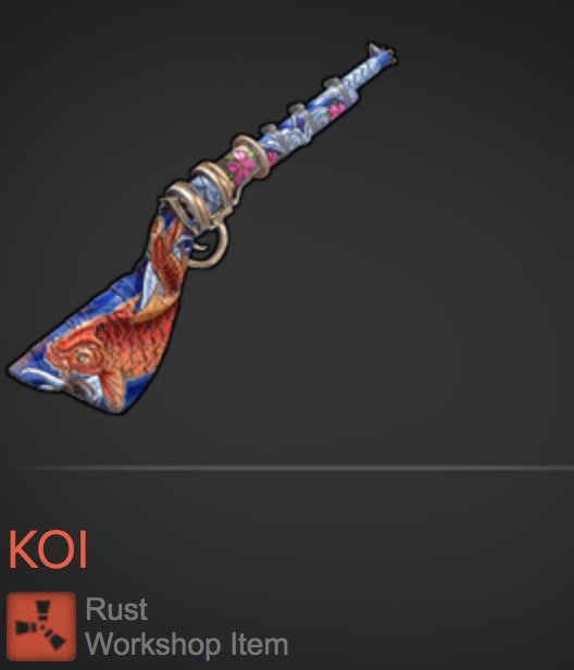 rustfastcom's tweet image. 💎 Daily giveaway - KOI
 
💎 Retweet + follow @rustfastcom 

💎 Tag RUST friend  

💎 Winner will be drawn tomorrow !