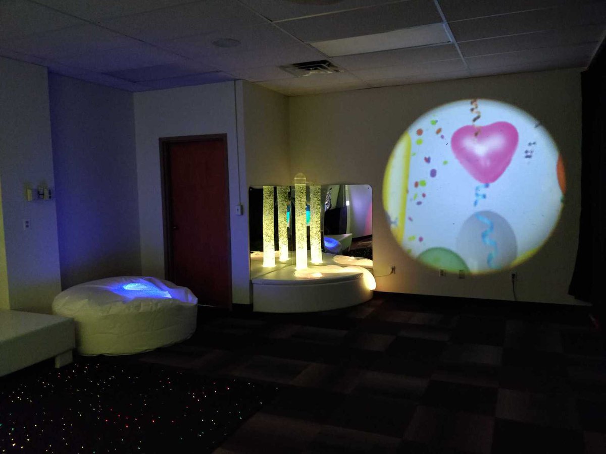 ExperiaUSA's tweet image. Andy just finished installation of this AWESOME #multisensory room at the Louisville, OH Public Library!  Pretty amazing huh? #sensorylibrary #experiausa #multisensoryforeveryone #sensoryroom