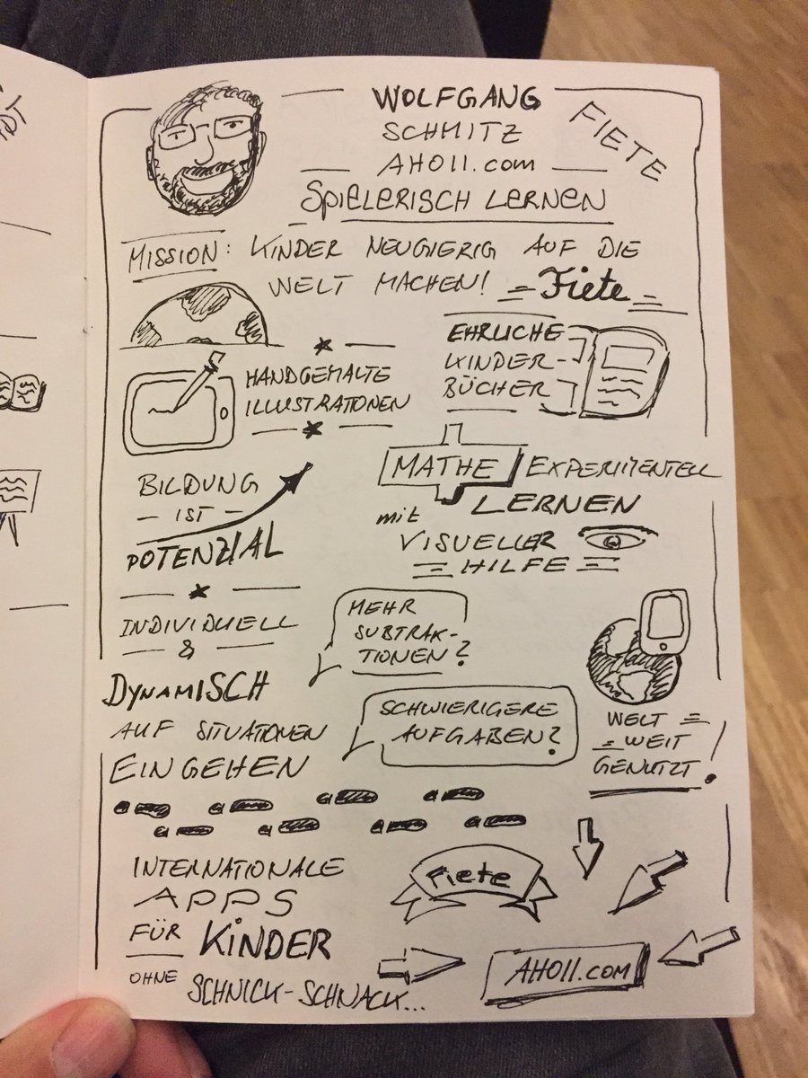 chrisshenke's tweet image. #visualnote von Wolfgang Schmitz über #fiete #wemoda #darmstadt #vitaminp #ahoii