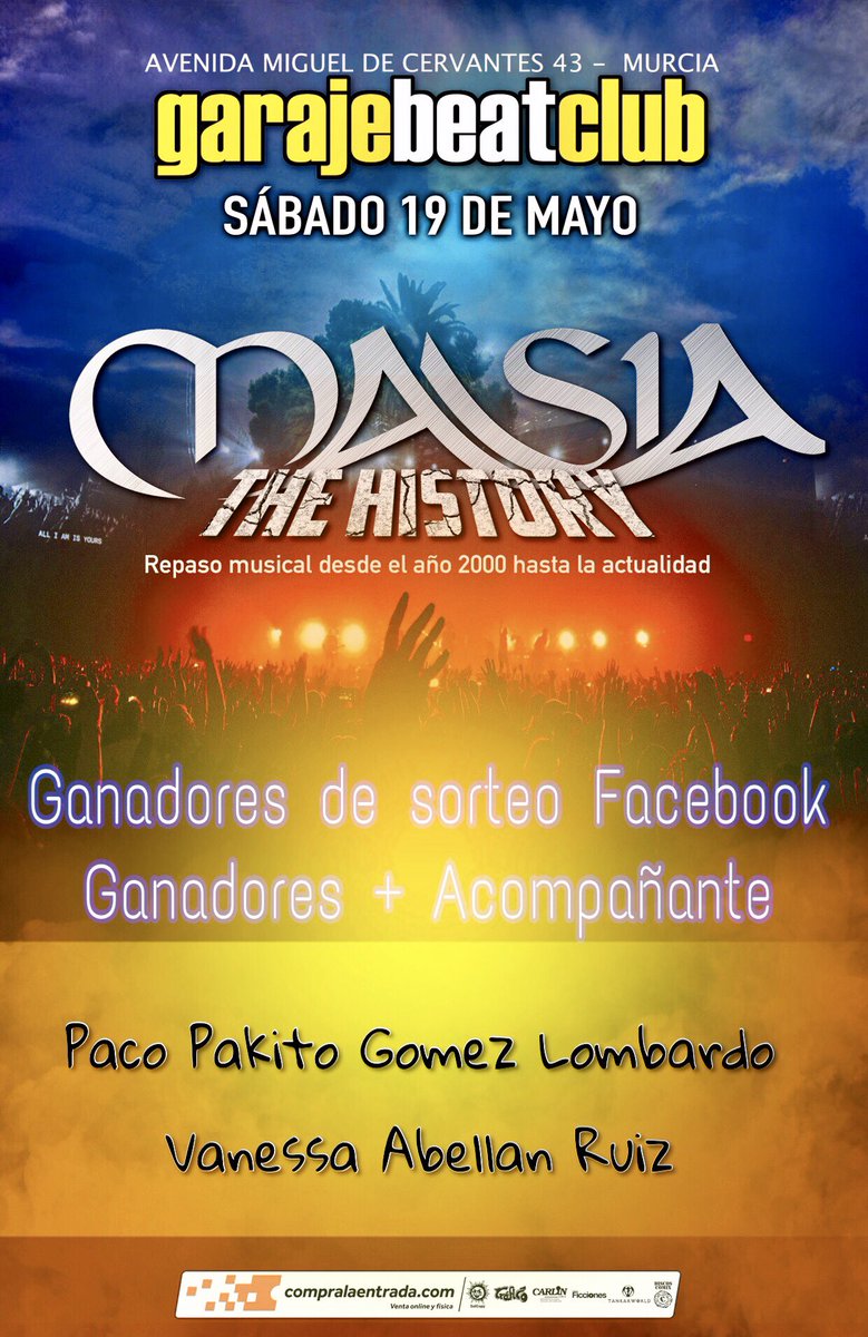 JumpStyleArea's tweet image. Enhorabuena a los ganadores del Sorteo de Facebook. Ya sabéis que tenéis la entrada totalmente GRATUITA para vosotros y un acompañante. ¡Gracias a todos por participar!