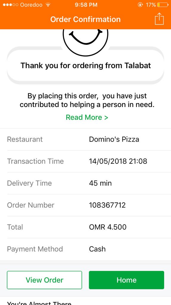alismaili_ms's tweet image. @Talabat 

45min 

And foods arrived after more than 1 hour 
This is not the 1st time yo!!
can't manage our time is not an excuse 
Last time ever I am ordering from your app 
I will spread the word 
#Poor_service