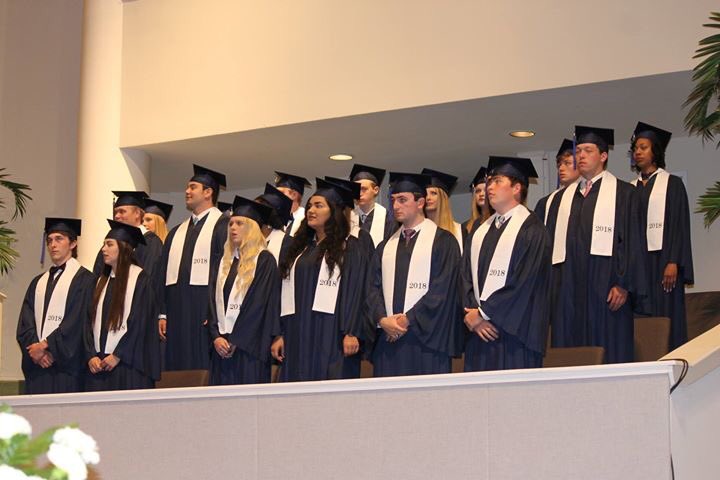 NCS_Trojans's tweet photo. Saturday we said our final goodbyes to our NCS Class of 2018! We are excited to see what God’s plan holds next for you! Keep knowing, growing and reaching! We welcome you as our newest class of NCS Alumni. “May you always come home to Northpoint!”🎓💙#ncsalumni #ncsclassof2018 https://t.co/dHyitlT5Hz