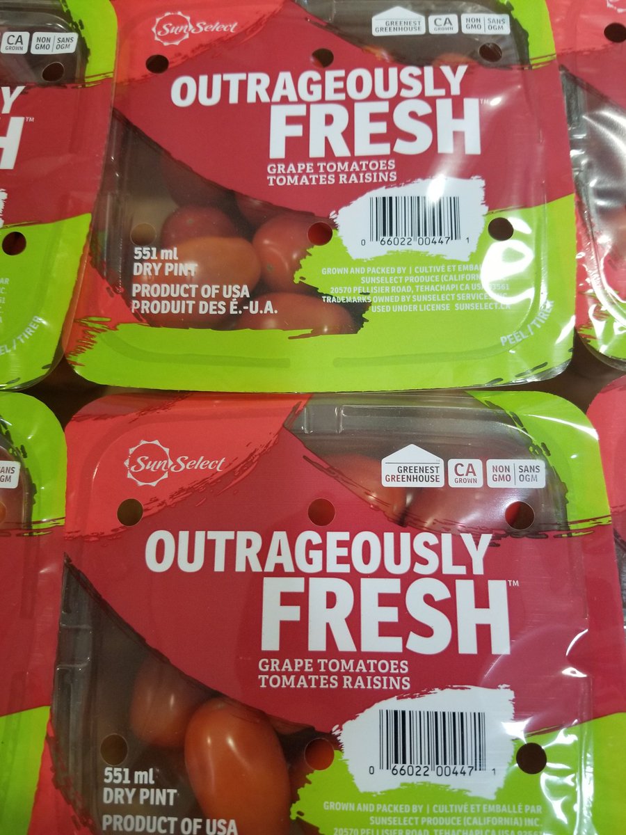 OFreshProduce's tweet photo. Grape tomatoes in convenient top seal packs are here! Peel back and enjoy. #OutrageouslyFresh π
https://t.co/fYfZZoYjpZ