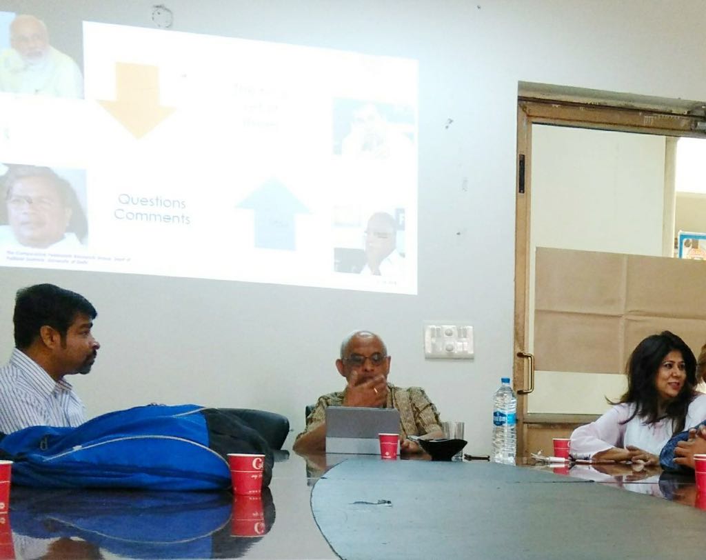 ProfRekhaSaxena's tweet photo. An insightful &amp; analytical lecture delivered by @SandeepShastri2 on Karnataka's Elections. It provided adequate understanding to what would be the possible outcome. #CFRG https://t.co/4oOXOdtlvv