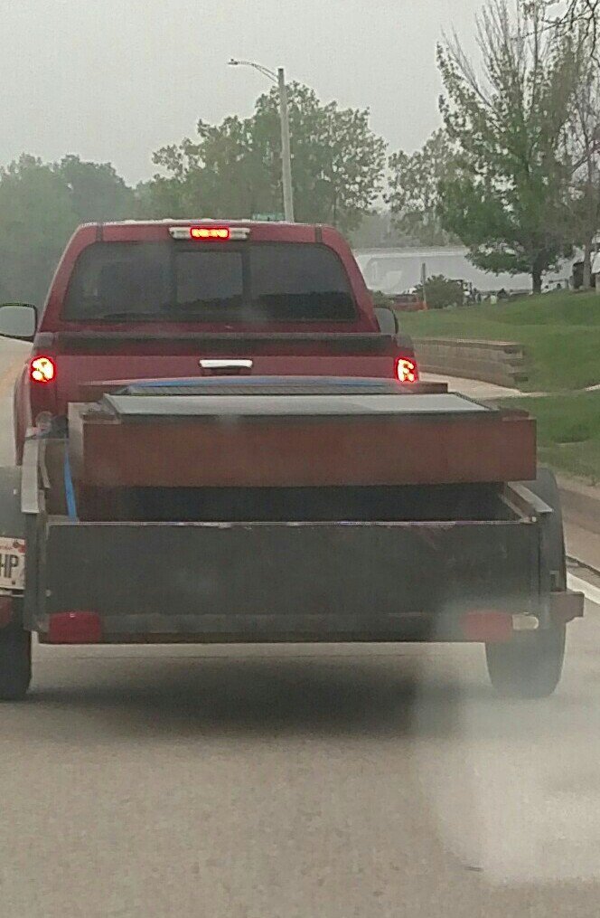 etmcgee's tweet photo. @SenatorWeaver Picture of the monster tv in front of me at the big recycling event. https://t.co/DvNooXy9JK