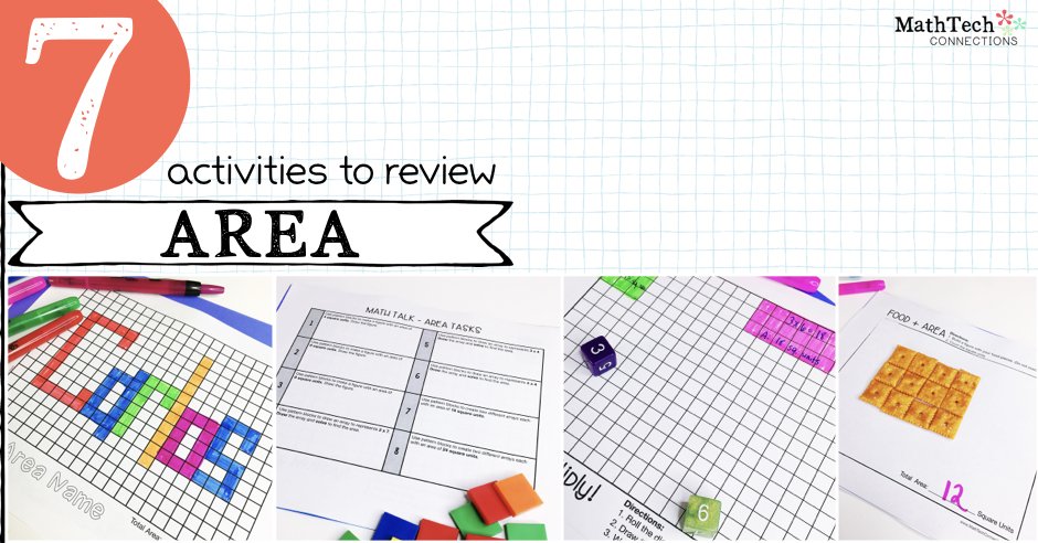 TPT_Official's tweet photo. Find seven engaging math area activities that you can use to increase your students' wholistic understanding of area. What's more, all the activities are common core aligned. {by @mathtechconnect on the #TpTBlog} https://t.co/LanUqc9n9r https://t.co/hprIEC6iwM