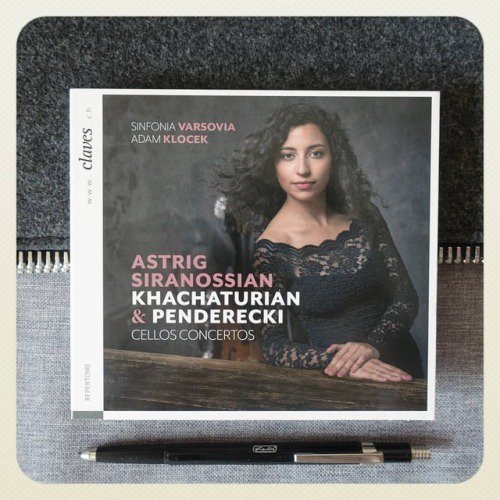 ClassicalCritic's tweet photo. #morninglistening to the #Khachaturian & #Penderecki #celloconcertos on @ClavesRecords
Amazon: https://t.co/hrjonDDrd7
w/@AstriqCello & #sinfoniavarsovia
#classicalmusic #classicalmusiccollection
#classicalcdcollection #SovietClassicalMusic #PolishCl… https://t.co/i61eTGctcu https://t.co/XqclQvb91q