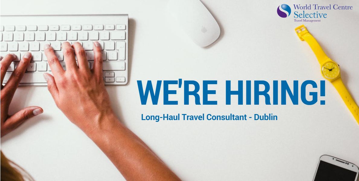 *Job Alert* We are looking for a Long-Haul Travel Consultant m to join our Dublin office. For more information, or to apply today click bit.ly/2cAcnBU
Closing date is Friday 1st June #jobs #travelindustry