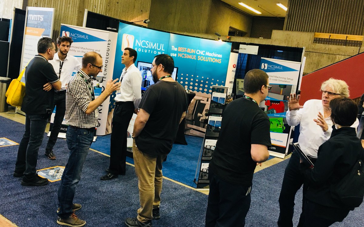 NCSIMUL's tweet photo. As seen at #MMTS2018 #STFM2018 in booth 270
Stop by our booth and learn how to keep your machines safe from collisions. Save up to 25% on machining time and increase your O.E.E.
#IntelligentCNCMachining https://t.co/k9YBqyjZJN