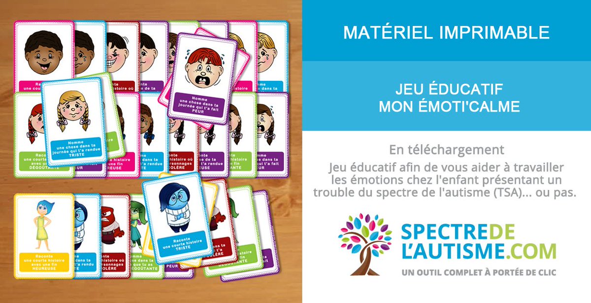 InfoAutismeTsa's tweet photo. SVP Retweetez - Jeu éducatif téléchargeable - Mon Émoti'calme
https://t.co/0HA0gxSoke
#Autisme #Éducation #Parents https://t.co/Rno6qmH9tR