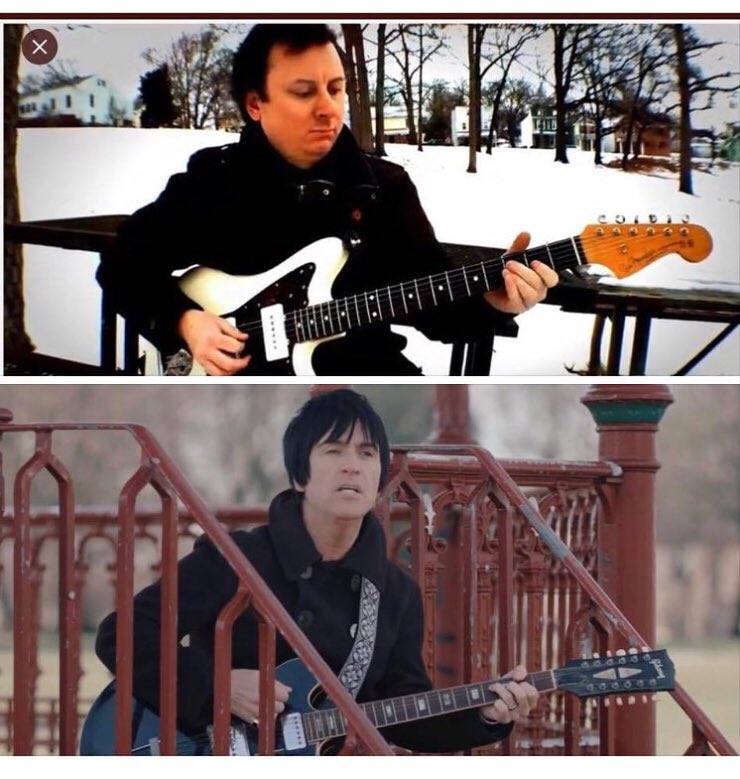 mittenfields's tweet image. Coming out of Twitter slumber because sharp-eyed friend wants to know if @Johnny_Marr saw our video for Optimists back in 2015. #wecandream