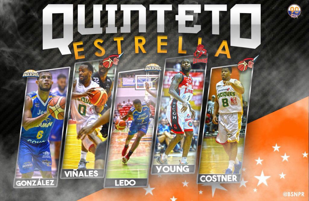 VaquerosBayamon's tweet photo. LOS GLORIOSOS VAQUEROS DE BAYAMÓN FELICITAN A JAVIER GONZALEZ Y A RICKY LEDO AL SER SELECCIONADOS AL QUINTETO ESTRELLA DEL BSN EN LA SEMANA DEL 5 al 11 DE MAYO!!! VAQUEROS AHÍ!!! #🤠 https://t.co/ksxURiGVwz